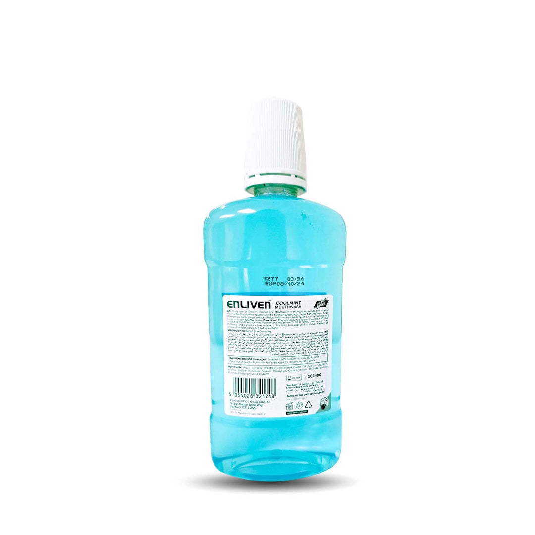 Enliven Mouthwash Cool Mint 500Ml