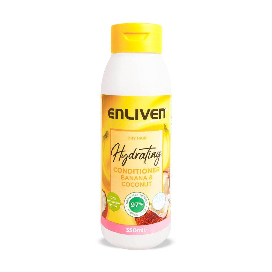 enliven hydrating shampoo banana & coconut 350ml