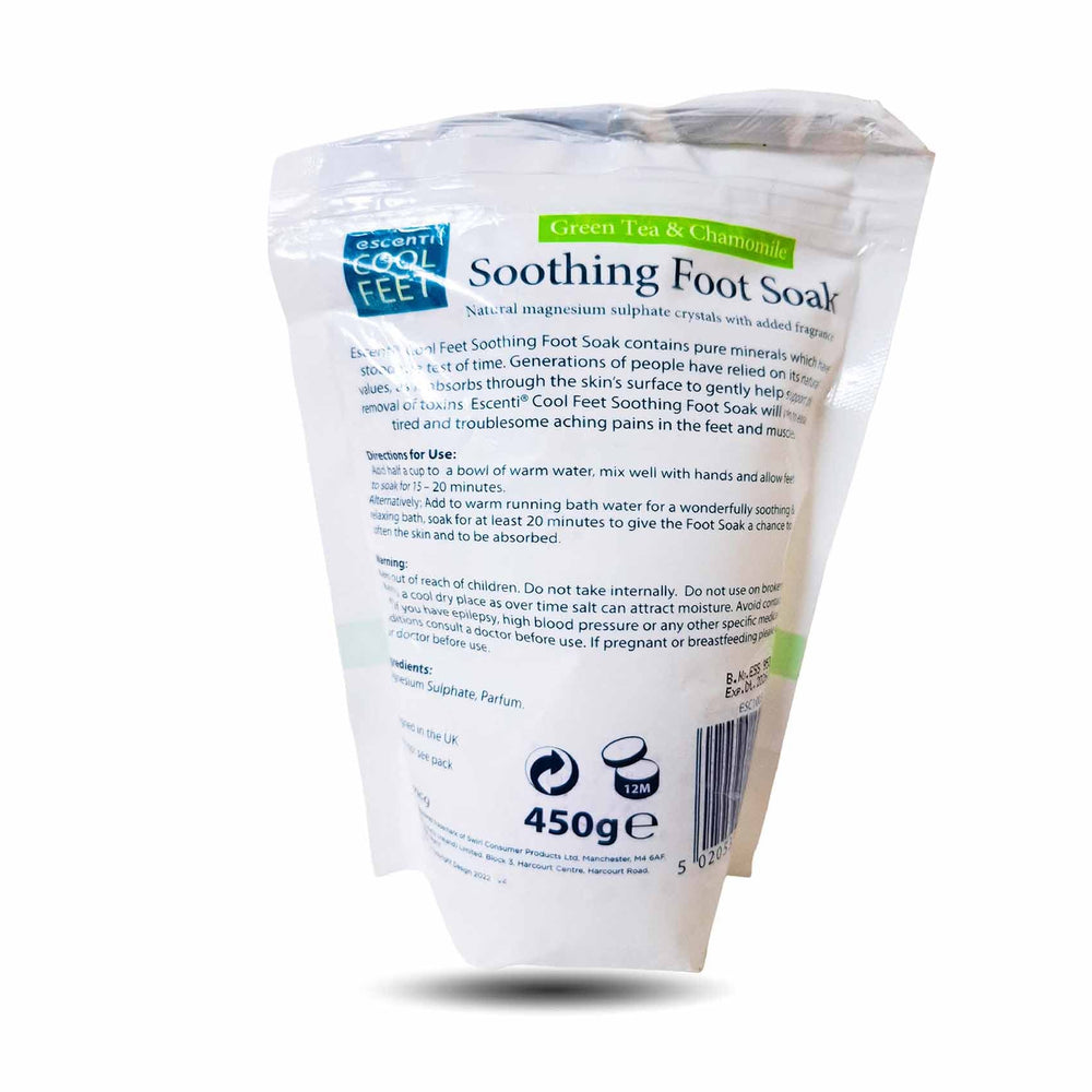 Escenti Foot Soak Green Tea & Camomile 450G