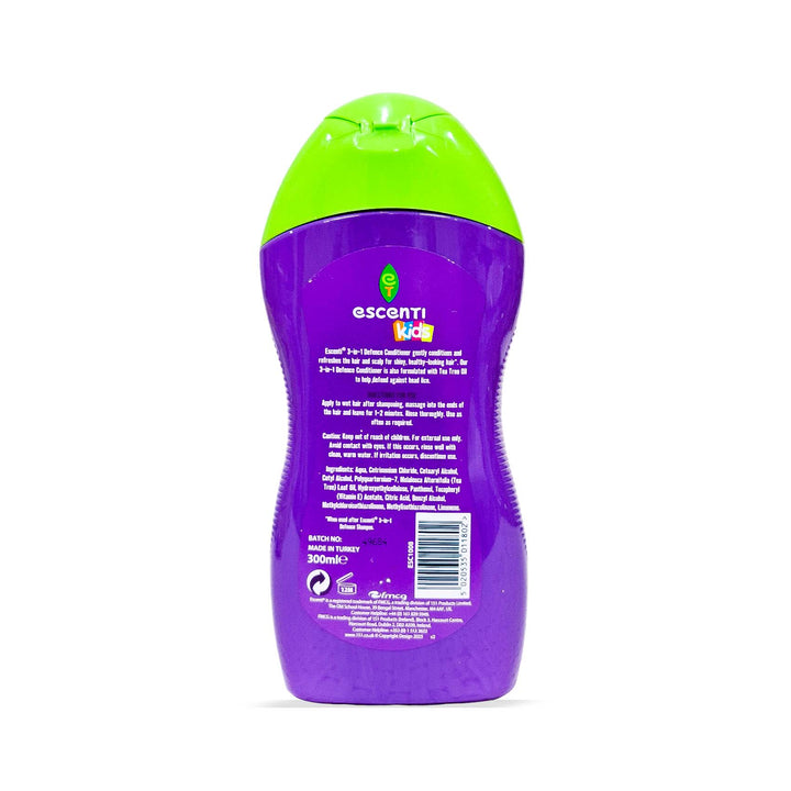 Escenti Kids Lice Repellant 3In1  Defence Conditioner 300Ml