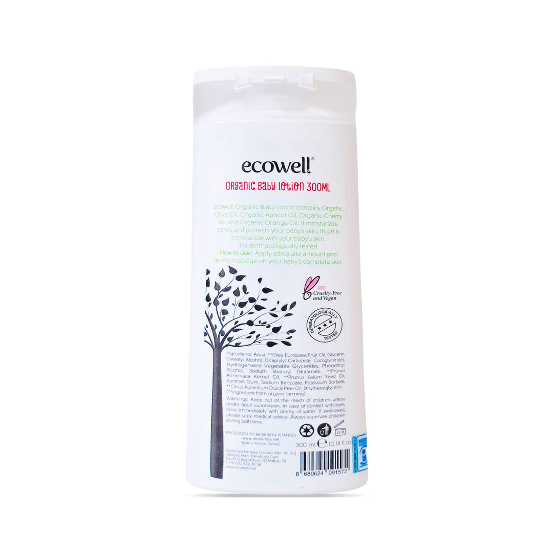 Ecowell Organic Baby Lotion 300Ml