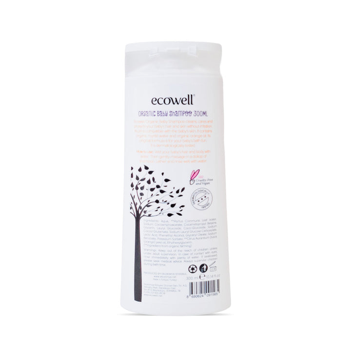 Ecowell Organic Baby Shampoo 300Ml