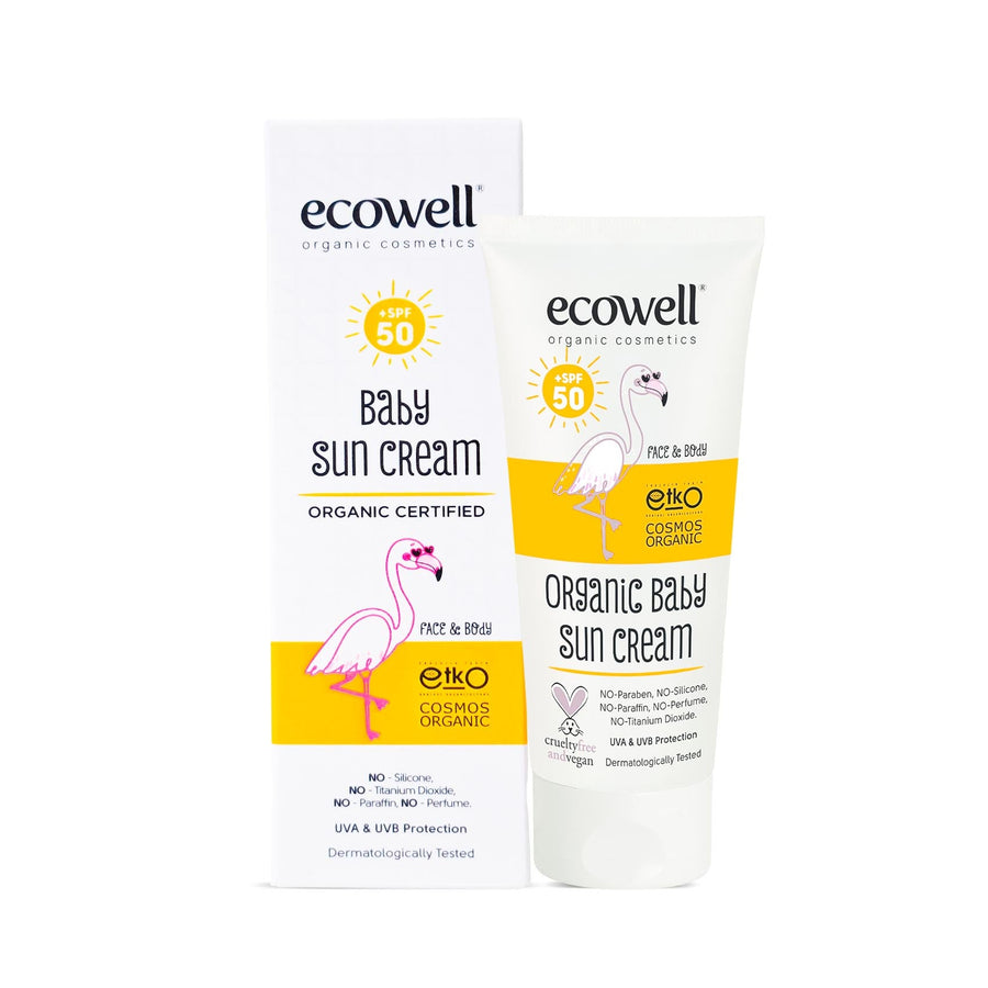 Ecowell Organic Baby Sun Cream 50 Spf 110G