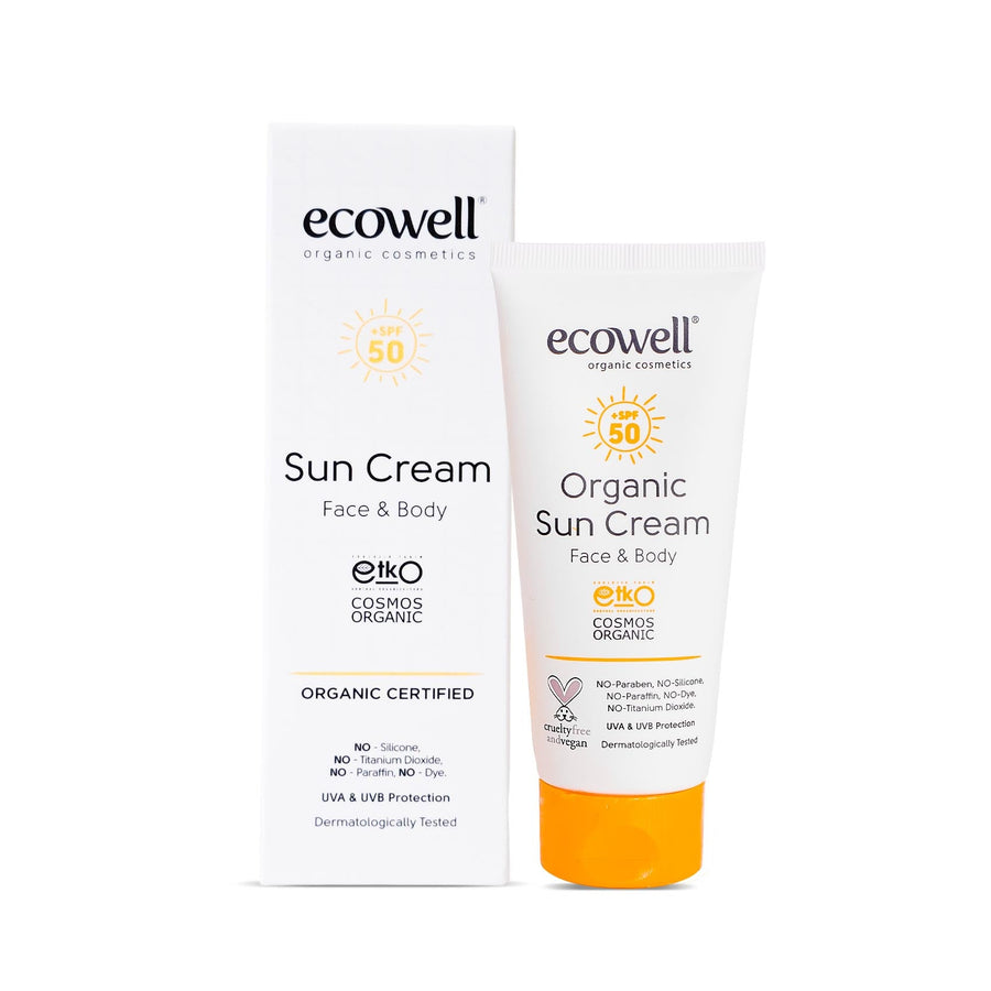 Ecowell Organic Sun Cream 50 Spf 110G