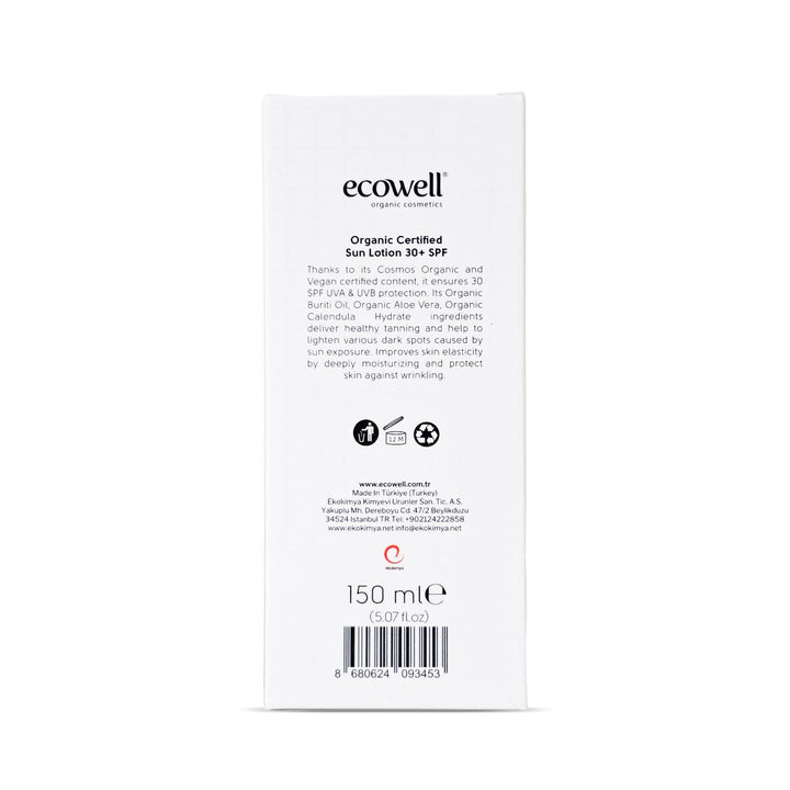 Ecowell Organic Sun Lotion 150Ml