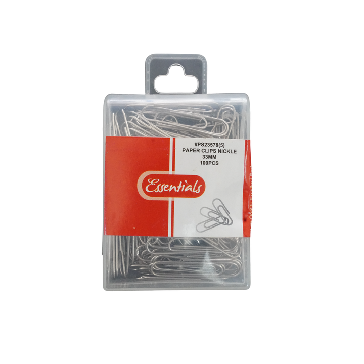 Essentials 33Mm Paper Clips 100'S