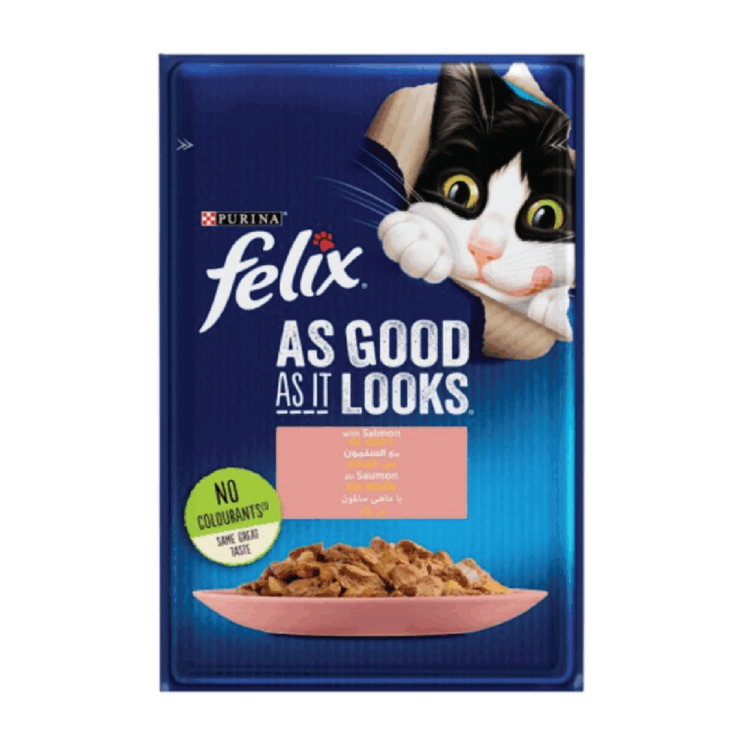 Felix Cat Pouch 85G - Salmon