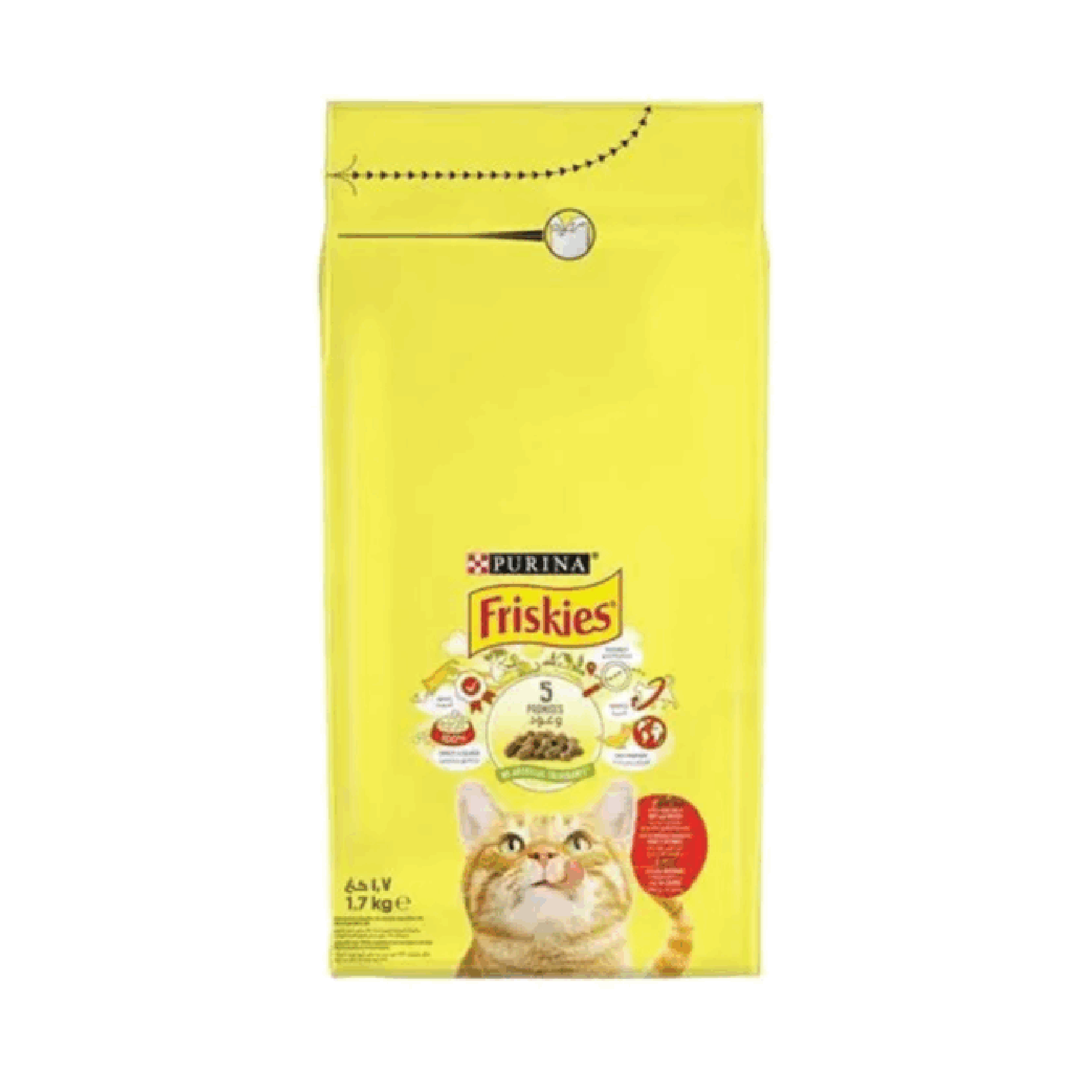 Friskies Cat Beef Chicken Veg 1.7Kg