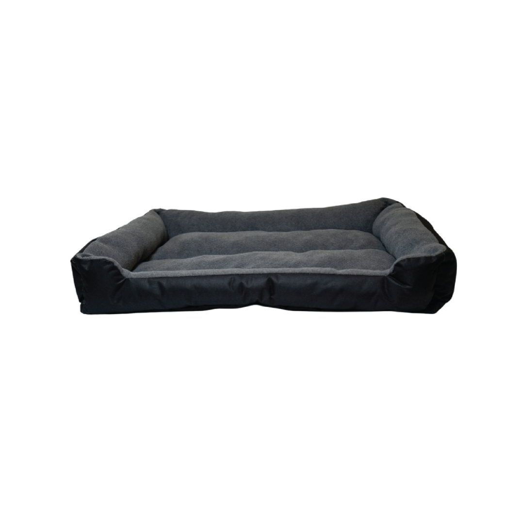 Flex Pet Bed Gray On Black - X Large