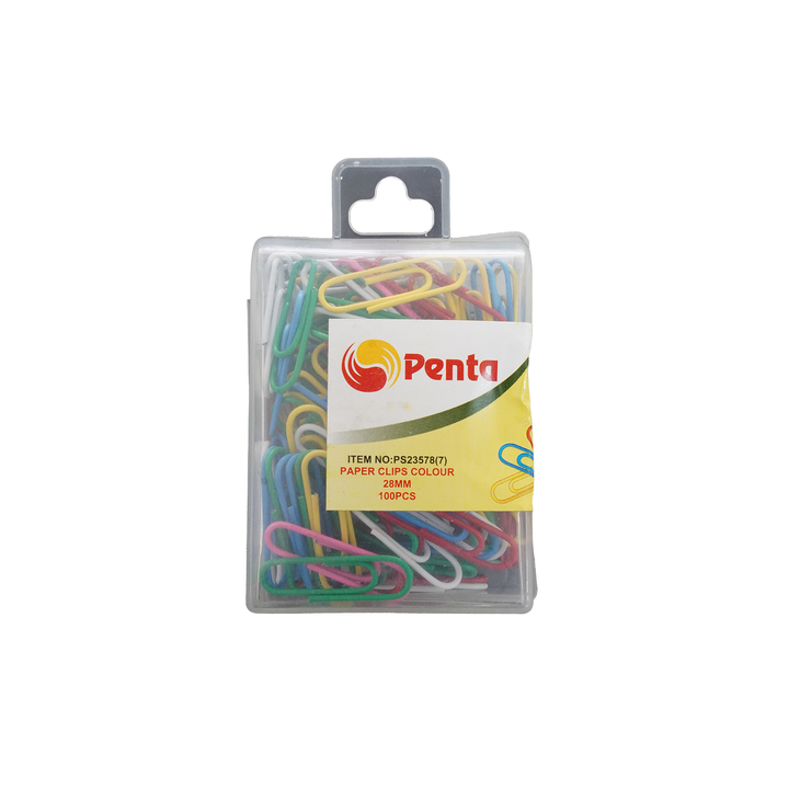 Penta 28Mm Paper Clips 100'S