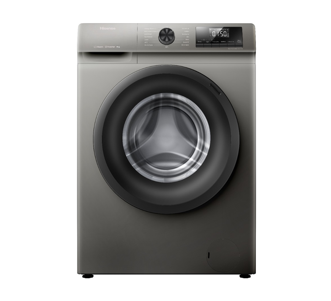Hisense Washing Machine Fl Wfqp8014Evmt 8Kg Slv