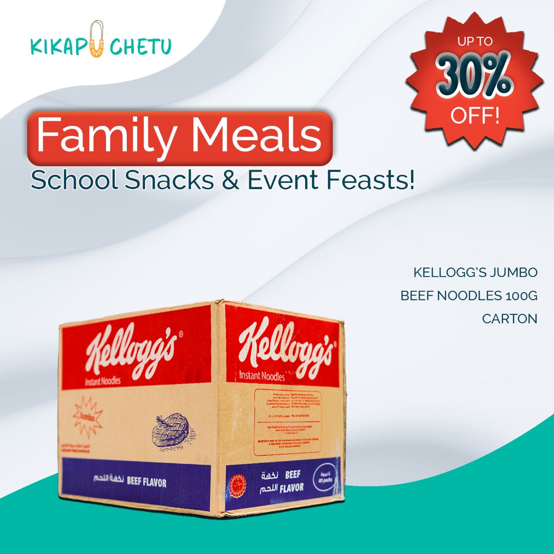 Kellogg's Jumbo Beef Noodles 100G Carton