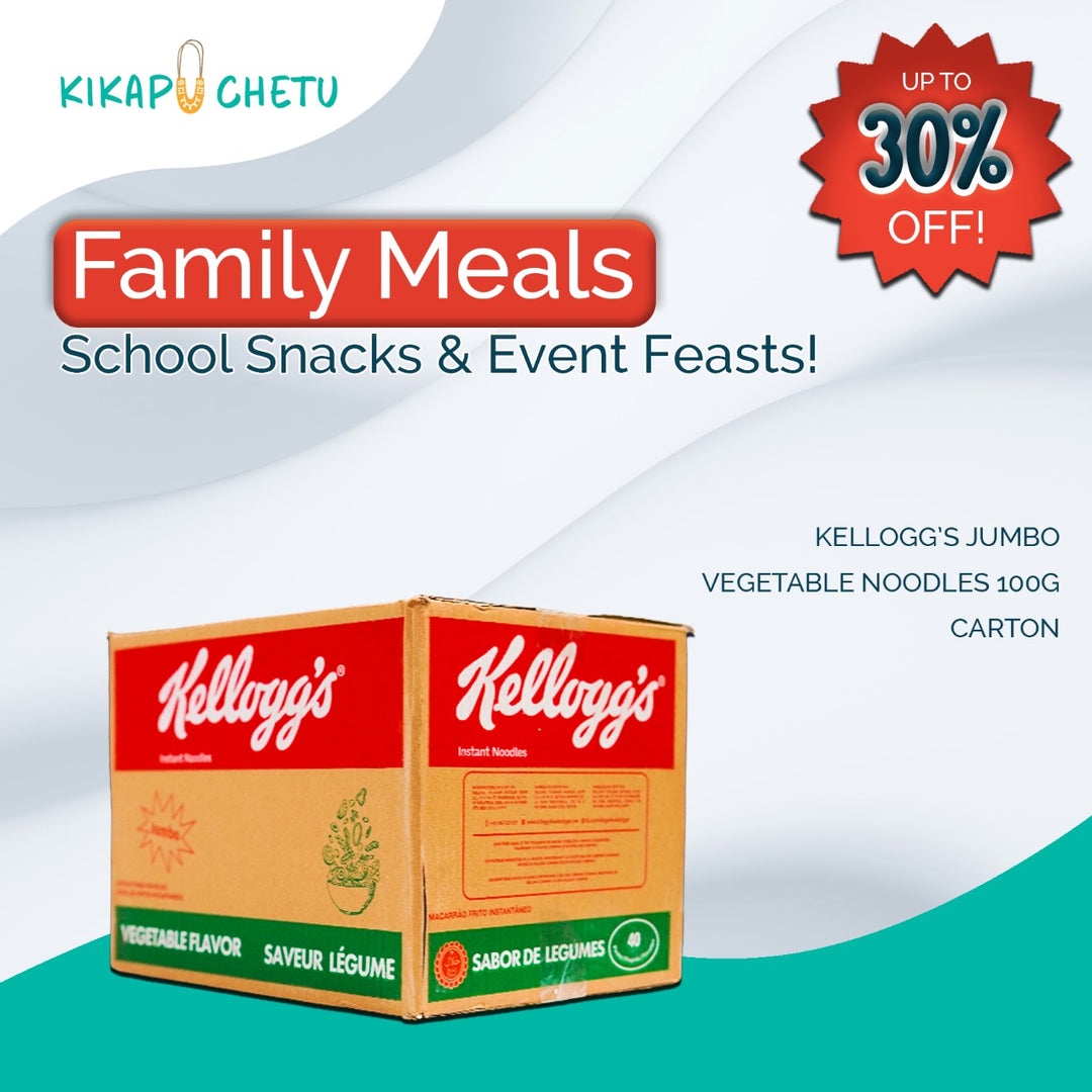 Kellogg's Jumbo Vegetable Noodles 100G Carton