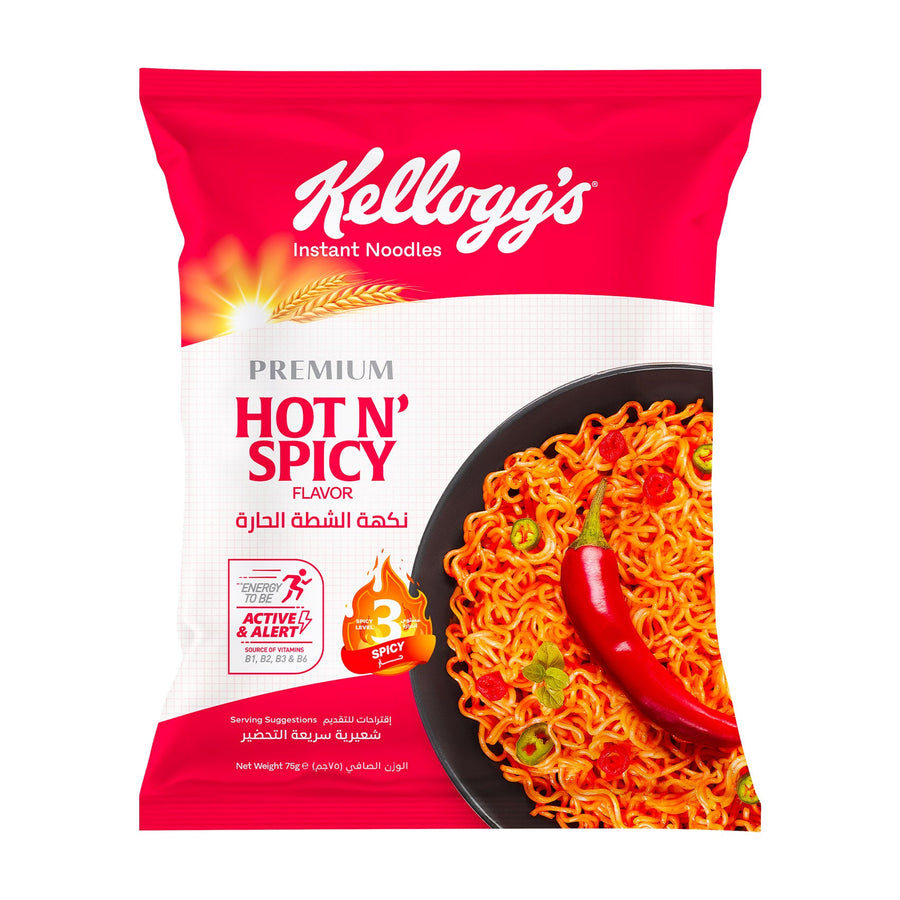 Kellogg's Premium Hot N' Spicy Noodles 75G