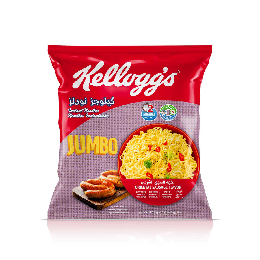 Kellogg's Jumbo Sausage Noodles 100G