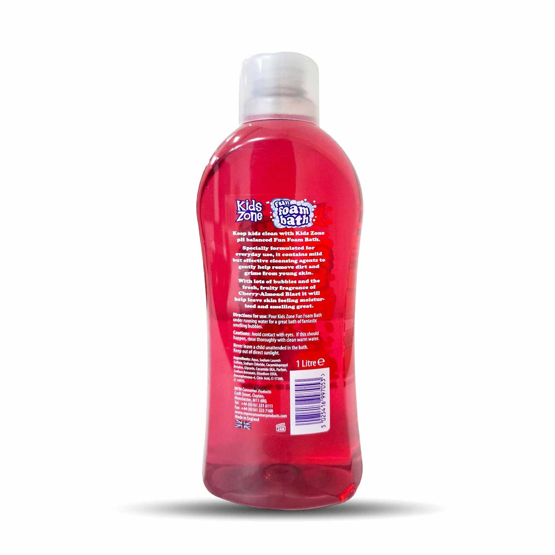 Kids Zone Foam Bath Cherry & Almond Blast 1 Litre