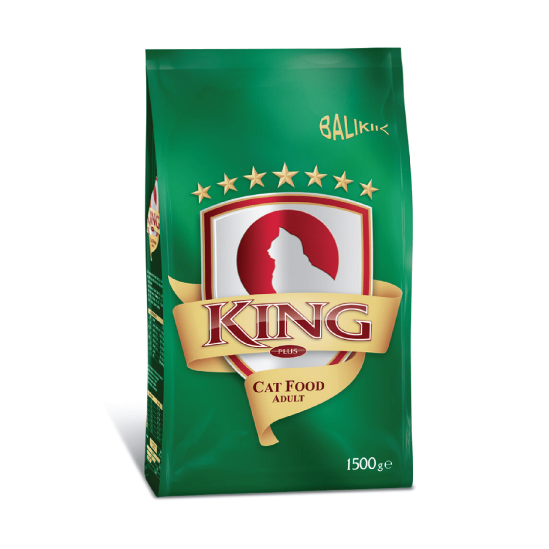King Plus Adult Cat Food Fish 15Kg