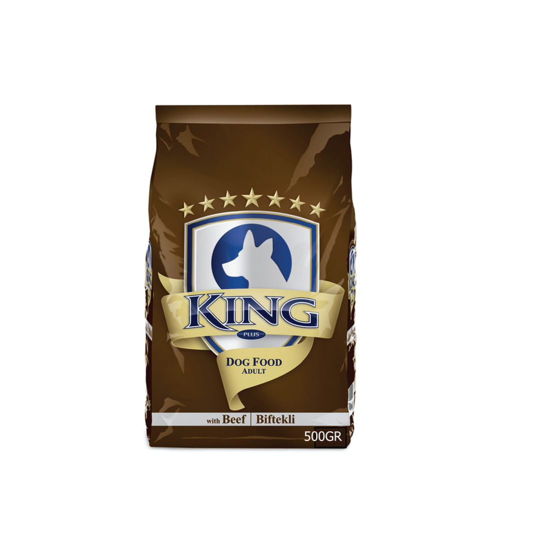 King Adult Dog Food Beef 500Gr