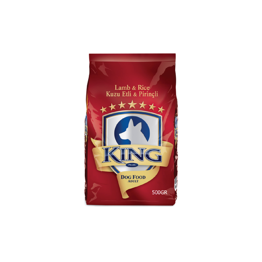 King Adult Dog Food Lamb & Rice 500Gr
