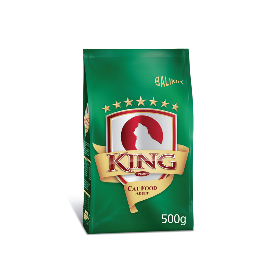 King Adult Cat Food Fish 500Gr