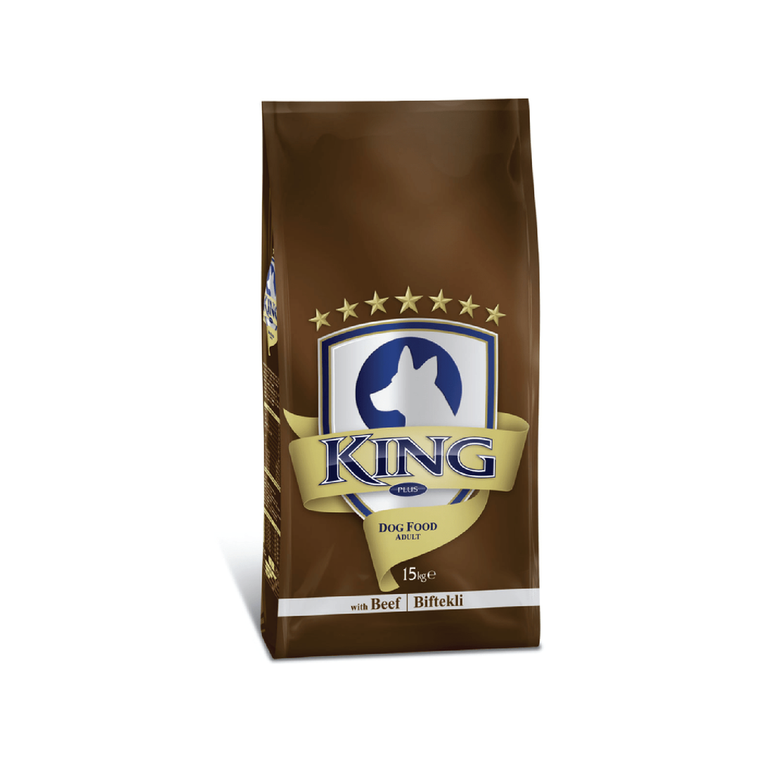 King Plus Adult Dog Food Beef 15Kg