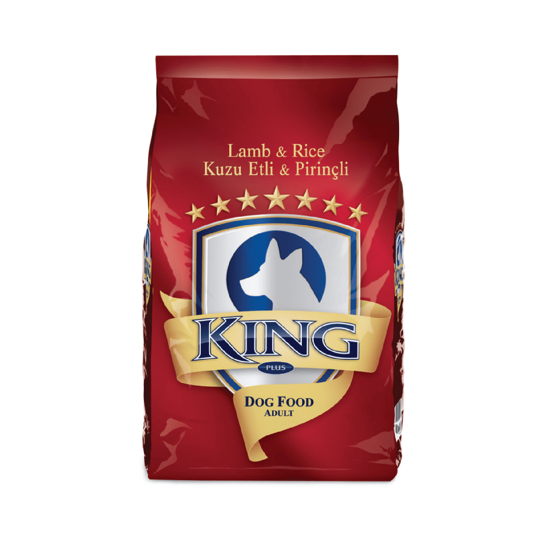 King Plus Adult Dog Food Lamb And Rice 3Kg