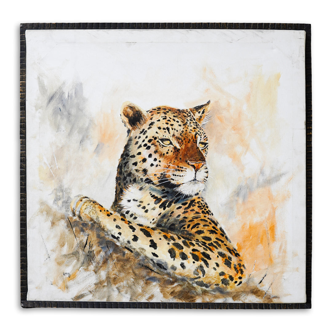 African Leopard Wall Art Painting