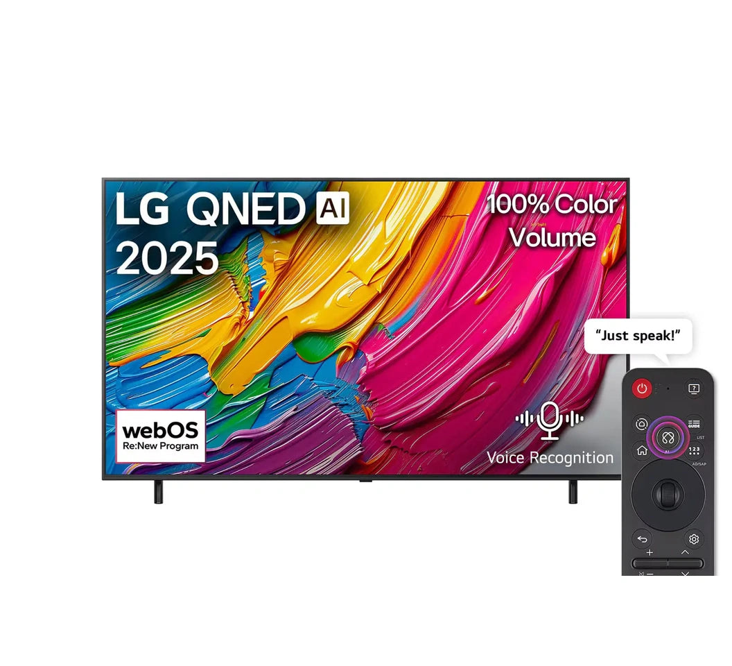 LG 65" Qned 4K Tv 65Qned80A6A - Magic Remote, Smart, Hdr10, A7 Ai Processor Gen8, Webos25