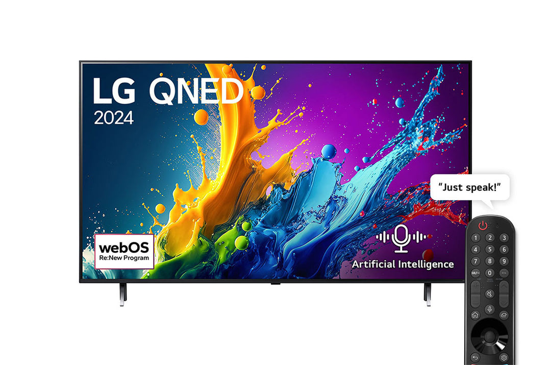 LG Qned Tv 65" 65Qned80T6B 4K UHD, Webos, Magic Remote, Smart, Ai Thinq