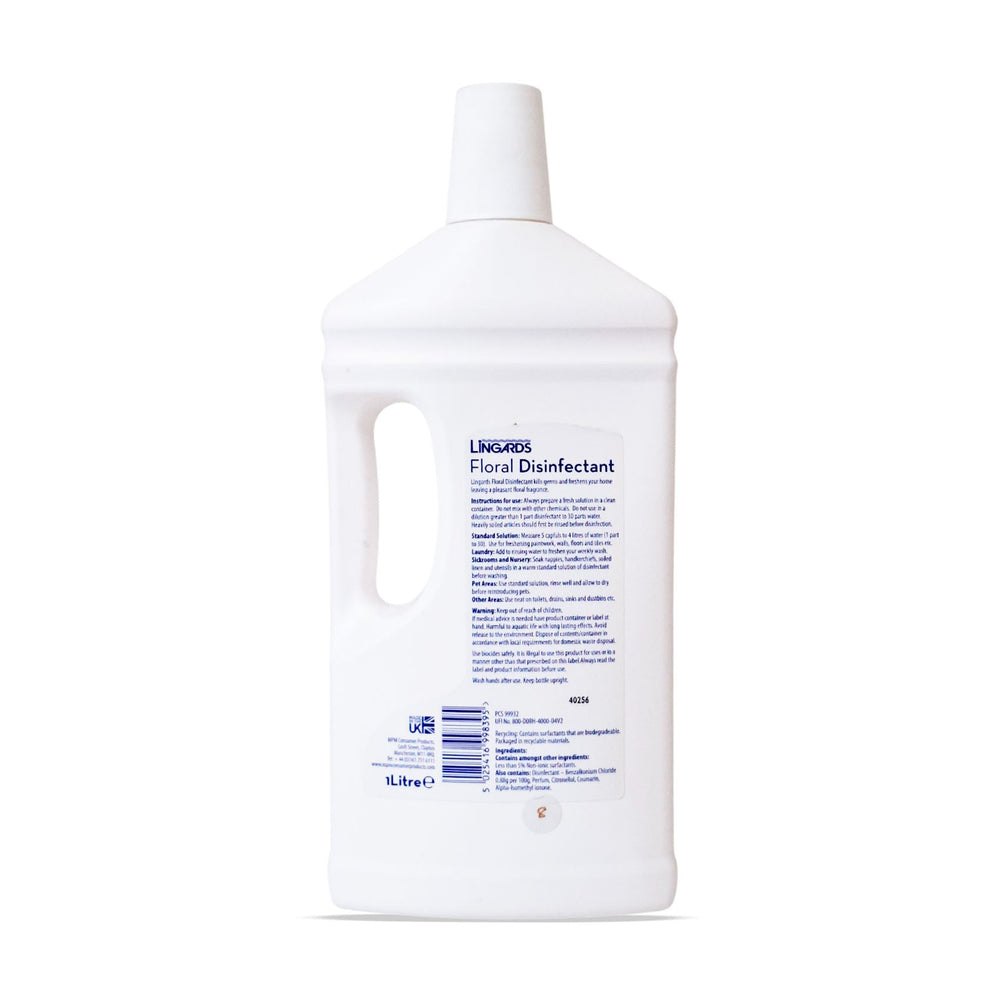 lingards floral disinfectant 1 litre