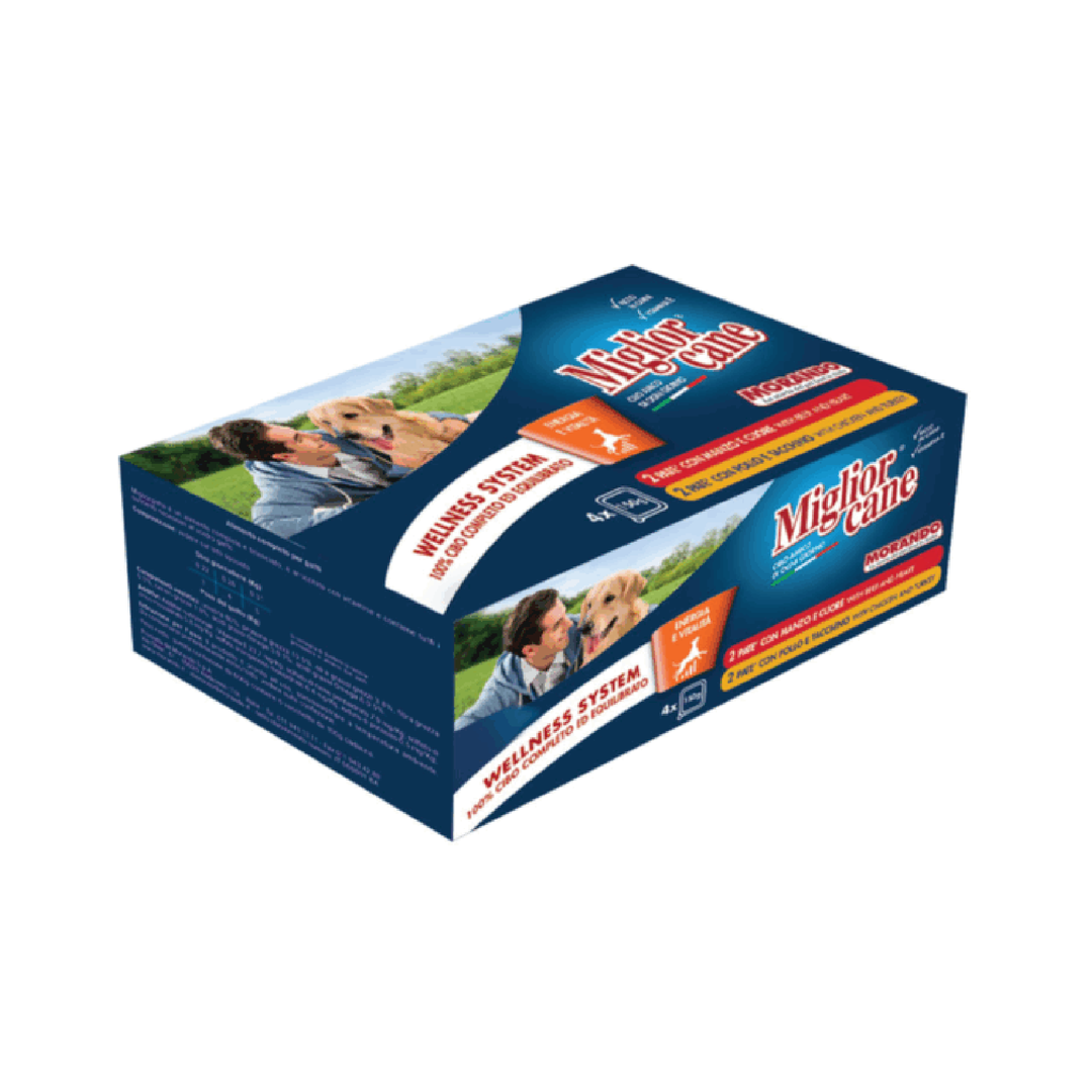 Miglior Dog Multipack Of Assorted Alutrays 150G X 4