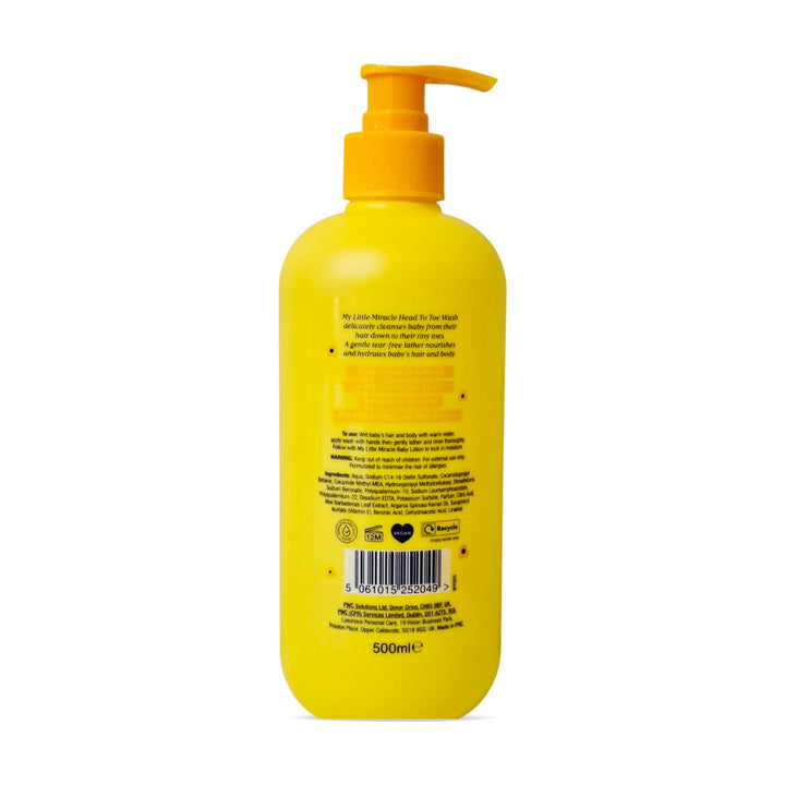 My Little Miracle Baby Wash Top To Toe 500Ml