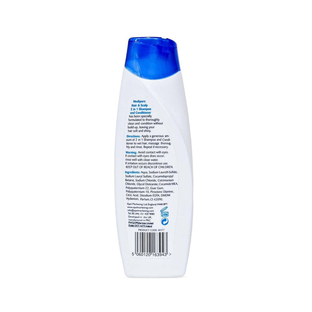 Medipure Hair & Scalp 2-In-1 Anti-Dandruff Shampoo  & Conditioner 400Ml