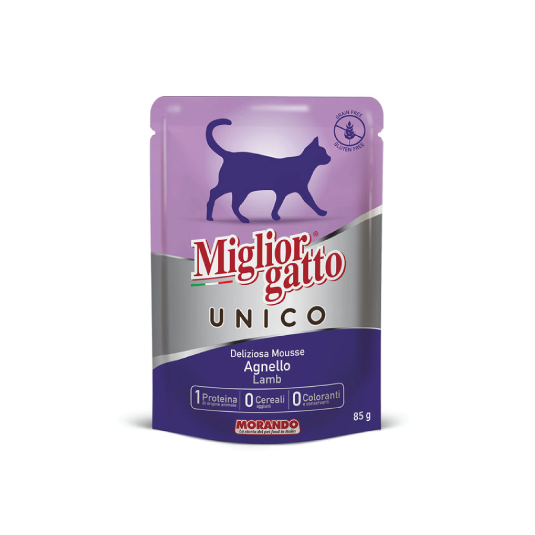 Miglior Cat Unico Mousse Pouch – Lamb 85G