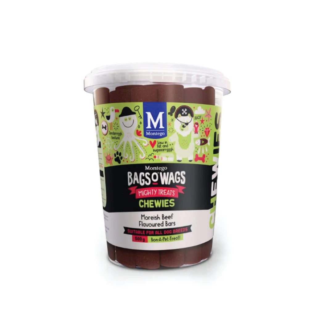 Montego Bags O' Wags Beef Bars - 500G