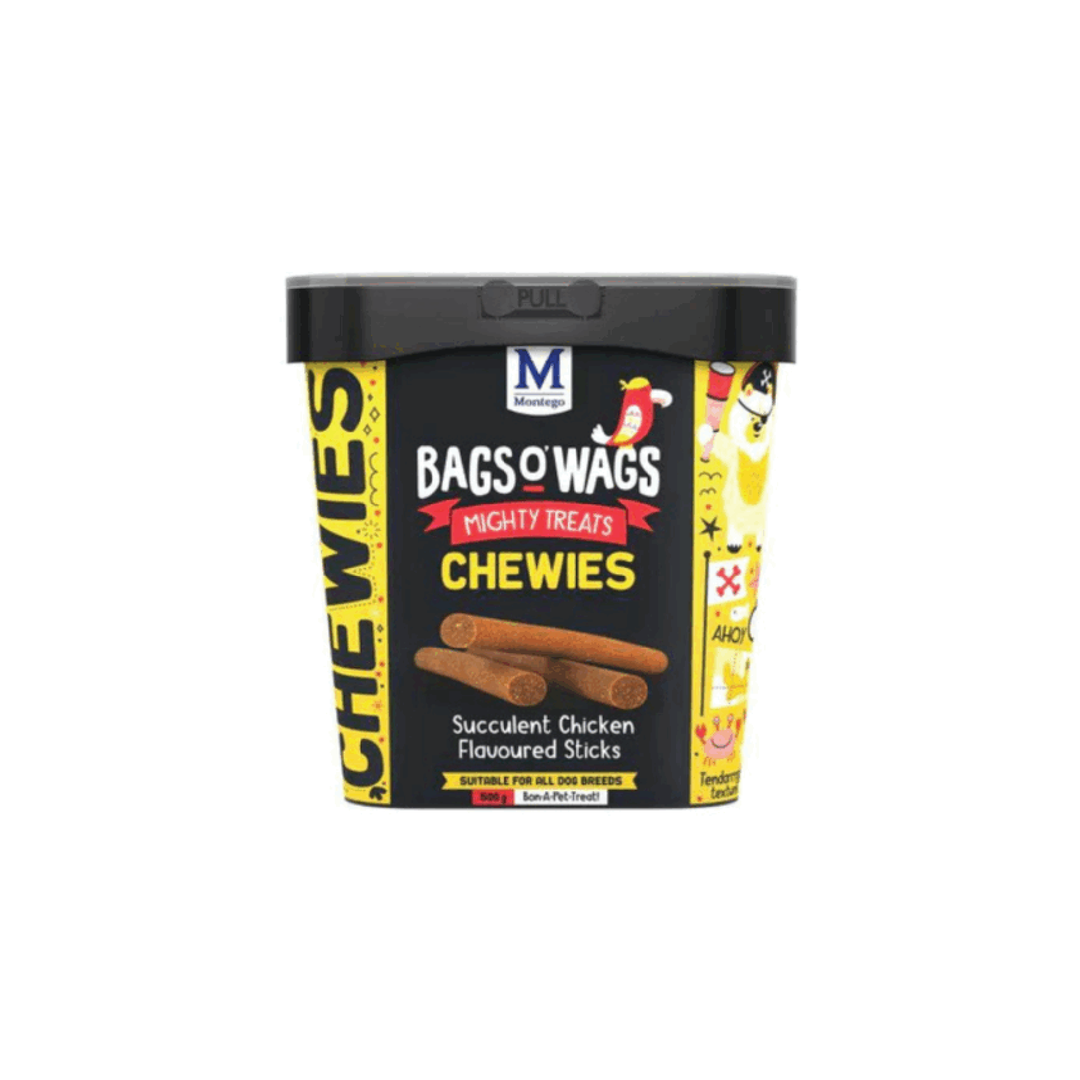 Montego Bags O' Wags Chicken Sticks - 500G