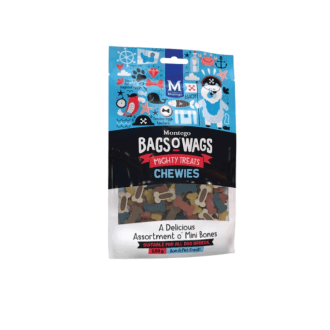 Montego Bags O' Wags Mini Bones - 120G