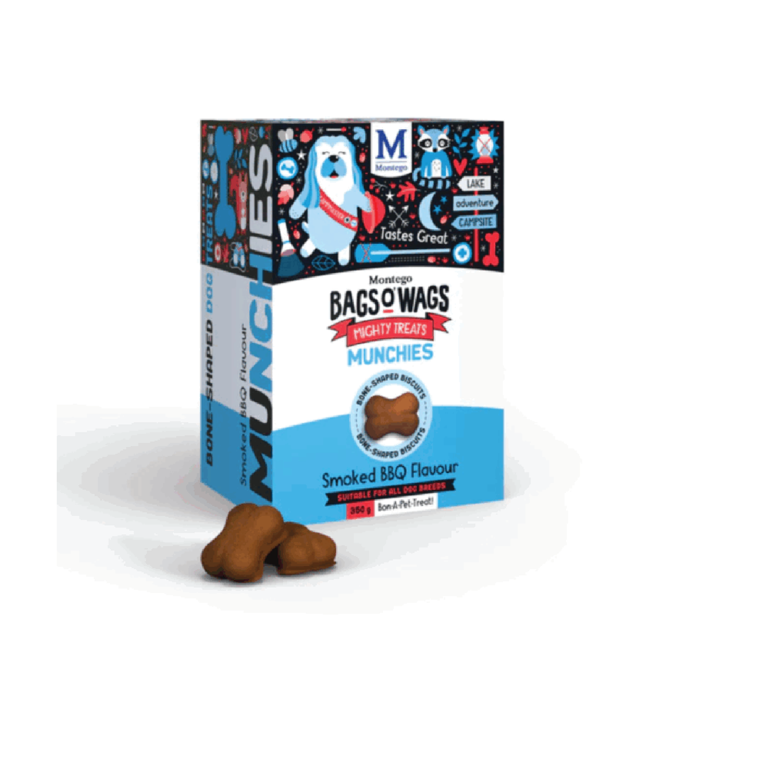 Montego Bags O' Wags Munchies Bbq - 350G