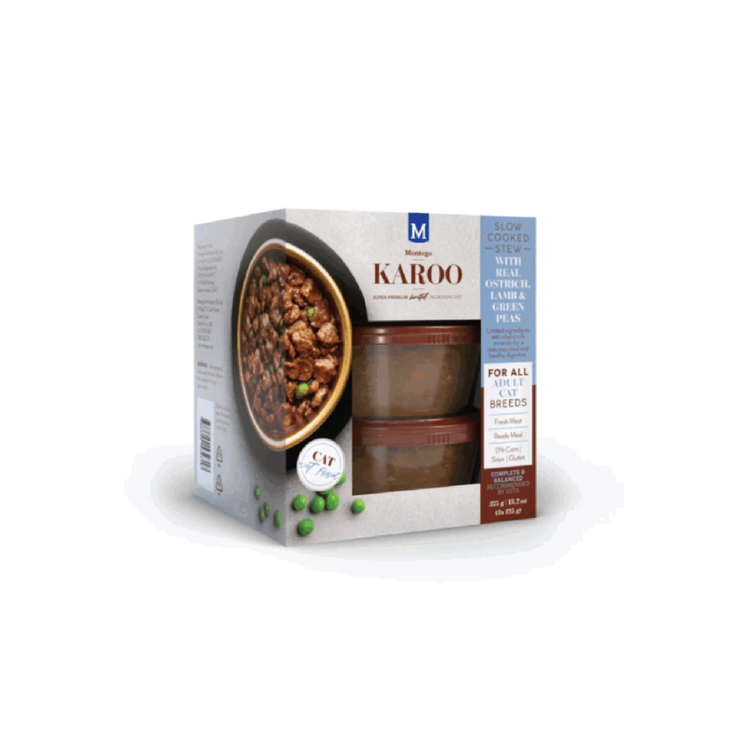 Montego Karoo Wet Cat Ostrich - 375G