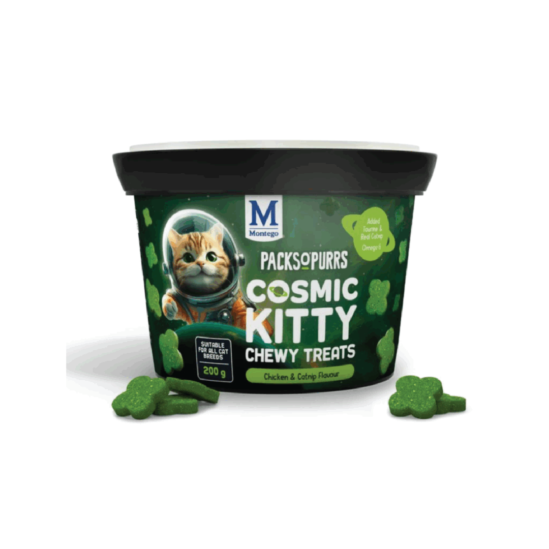 Montego Packs O' Purrs Chicken & Catnip - 200G