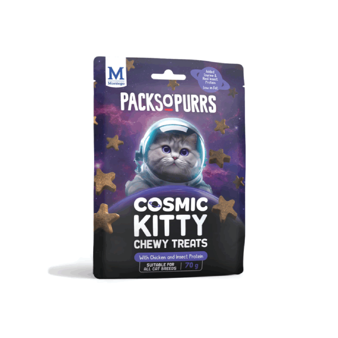 Montego Packs O' Purrs Chicken & Insect Protein - 70G