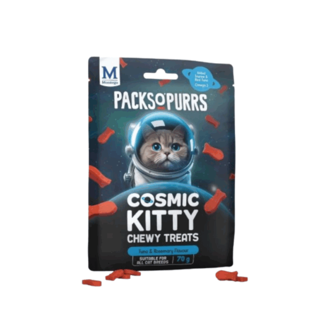 Montego Packs O' Purrs Tuna & Rosemary - 70G