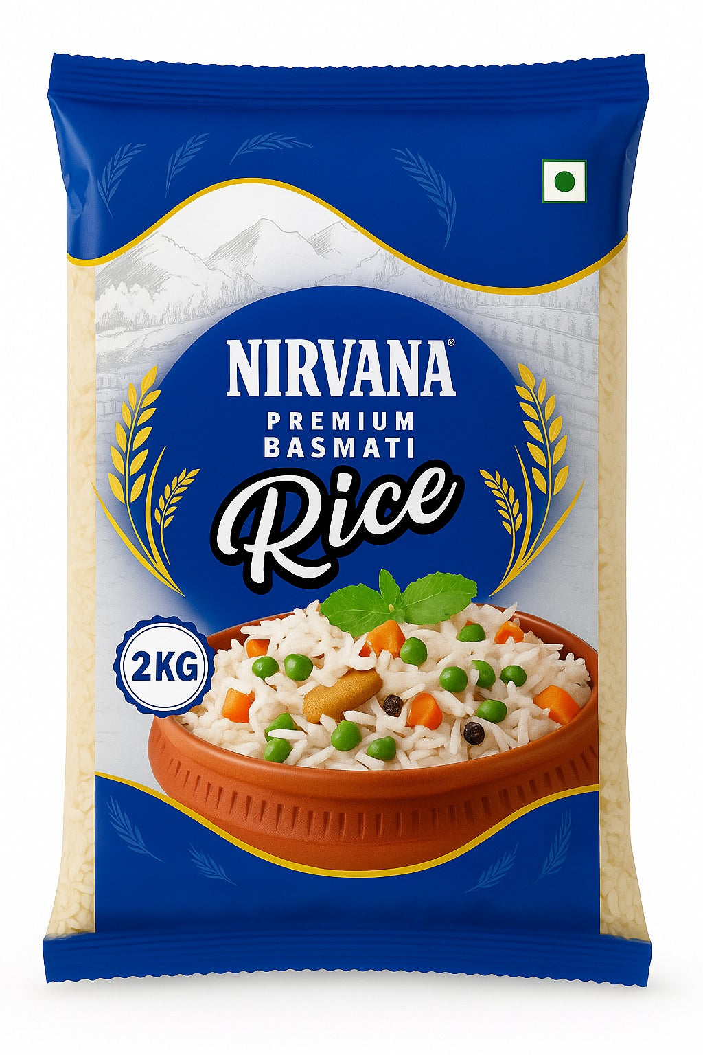 Nirvana Premium Basmati Rice 2Kg – KIKAPU CHETU