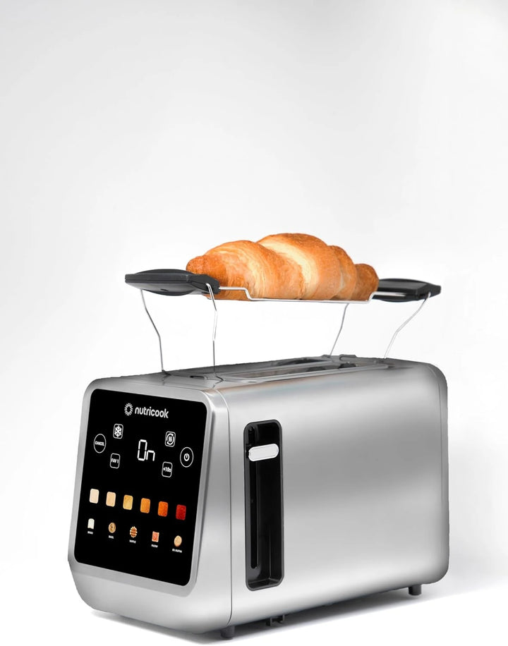 Nutricook 2-Slice Digital Toaster Nc-Ts201, Stainless Steel