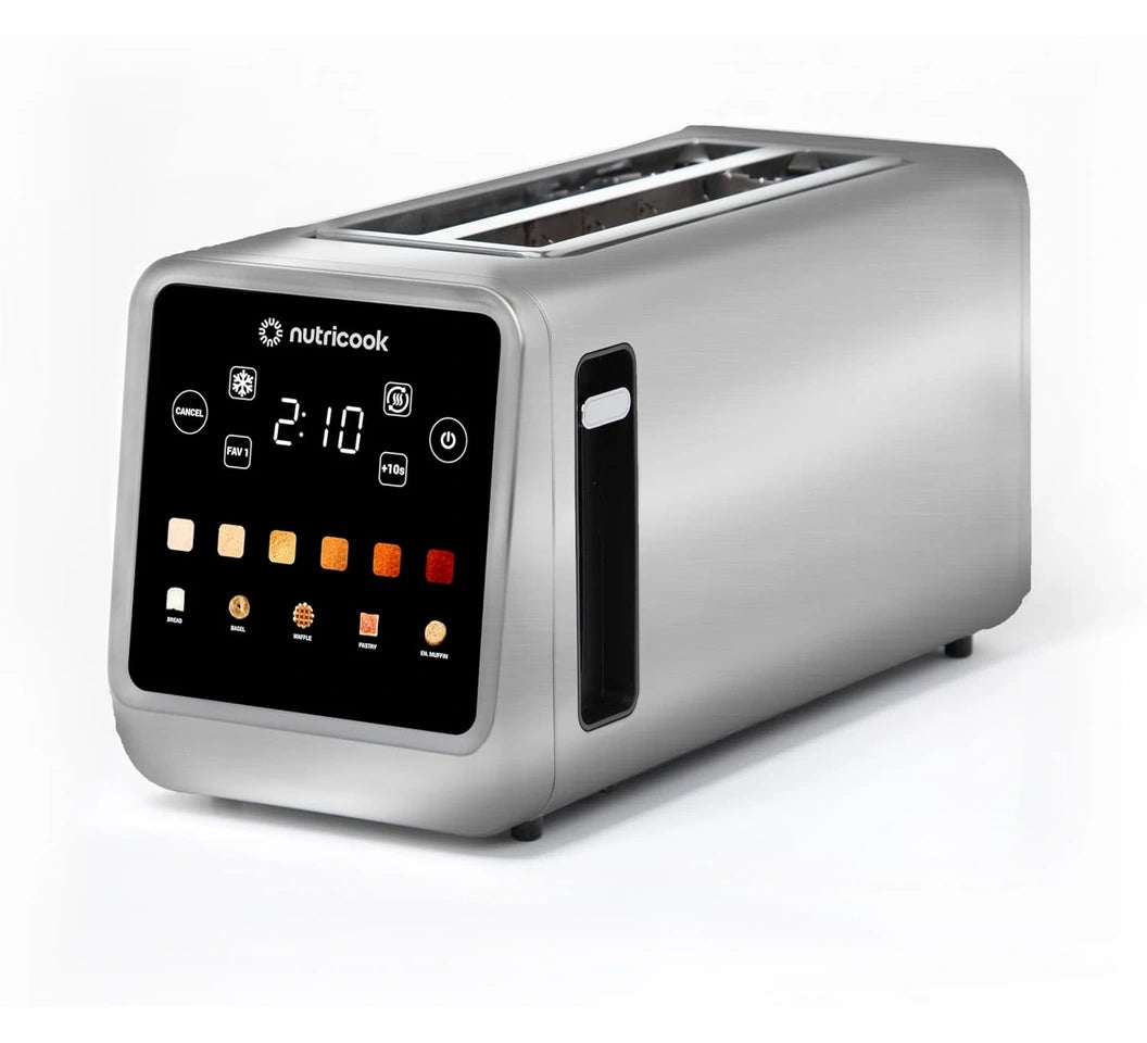 Nutricook 4-Slice Digital Toaster Nc-Ts401, Stainless Steel