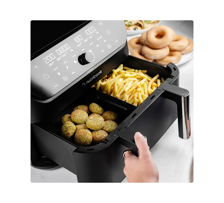 Nutricook Air Fryer Nc-Afd285 Duo 2 Flexzone