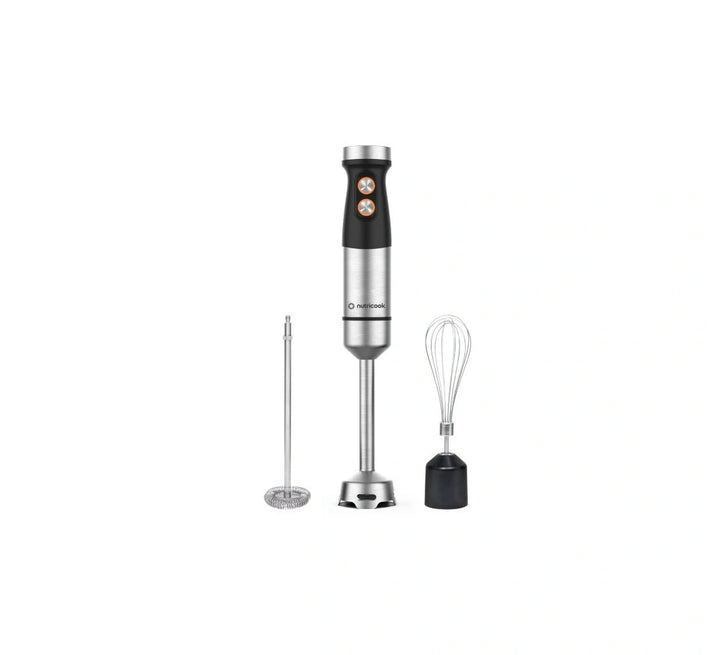 Nutricook H/Blender Nc-Hb100, + Chopper, Frother & Whisk 1200W Stainless Steel
