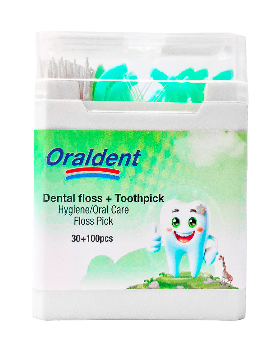 Oraldent Dental Floss 30'S & Toothpick 100'S