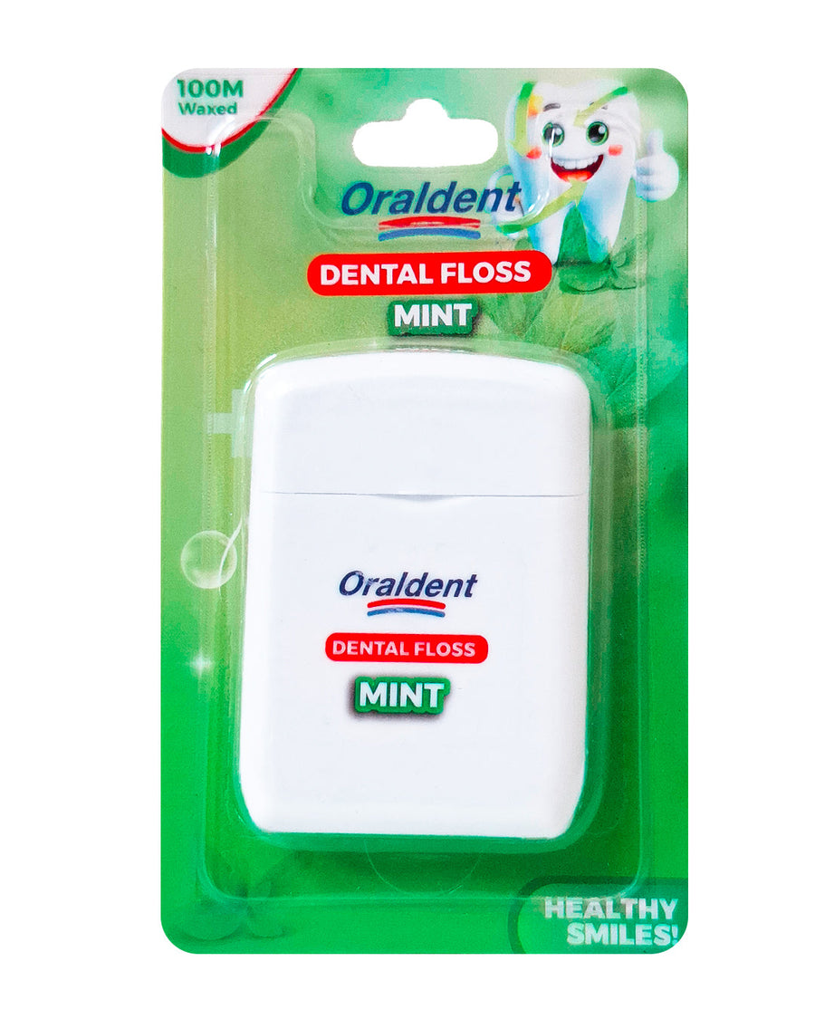 Oraldent Dental Floss Mint Waxed 100M