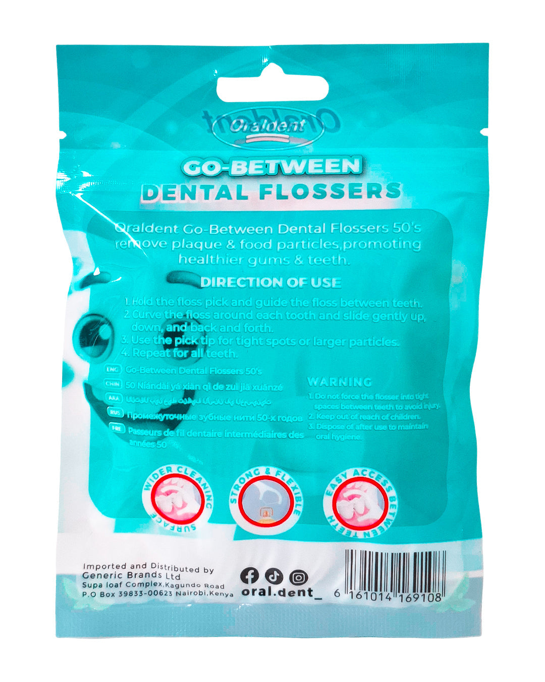 Oraldent Dental Flossers 50'S
